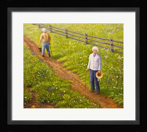 Framed Treasured Memories section 4 Print