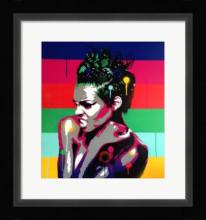 Framed Afro Punk 1 Print