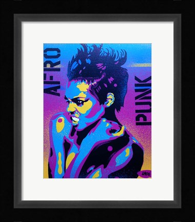 Framed Afro Punk 2 Print