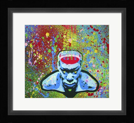 Framed Alphabet Soup Print