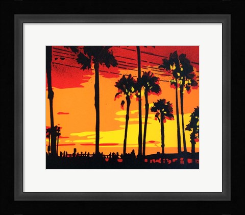 Framed California Sunrise Print