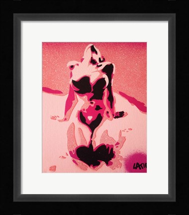 Framed Pink Nude Print