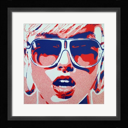 Framed Pop Star 3 Print