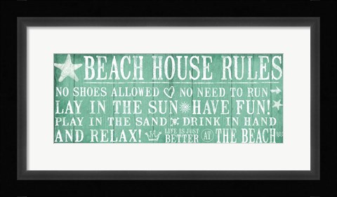 Framed Beach 3 Print