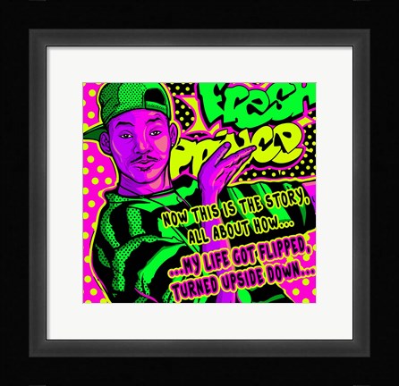 Framed Fresh Prince Print