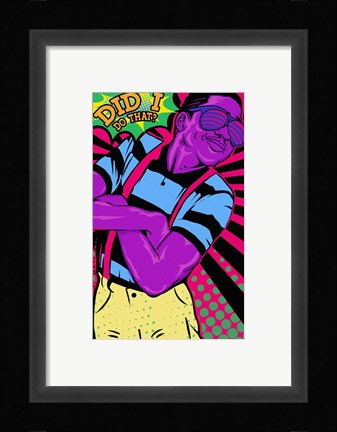 Framed Steve Urkel Print