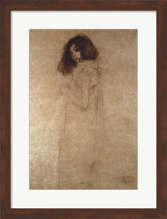 Framed Portrait of a Young Woman, 1896-97 Print