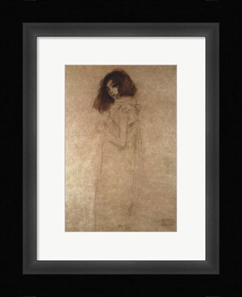 Framed Portrait of a Young Woman, 1896-97 Print