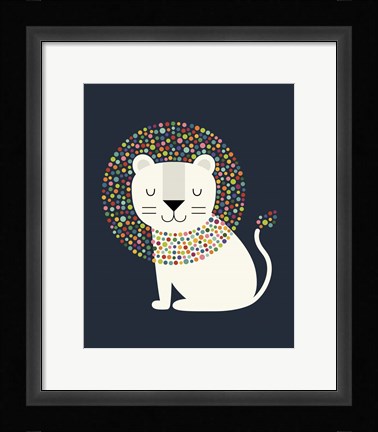 Framed As A Lion Print