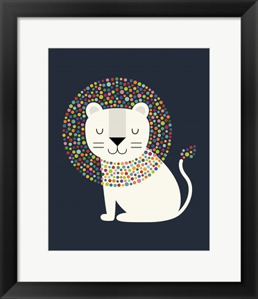 Framed As A Lion Print