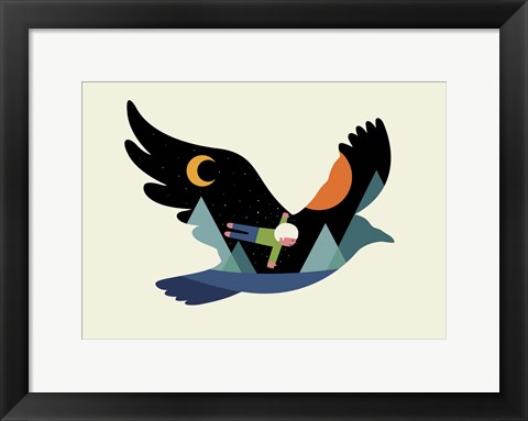 Framed I Believe I Can Fly Print