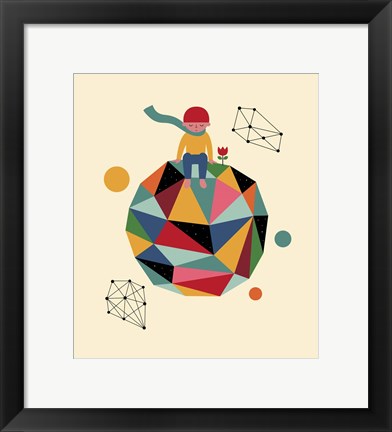 Framed Lonely Planet Print