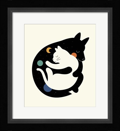 Framed More Hugs Less Fights Print