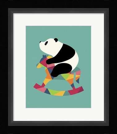 Framed Rock On Print