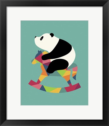 Framed Rock On Print