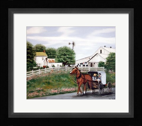 Framed Amish Country 1 Print