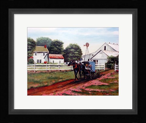 Framed Amish Country 2 Print
