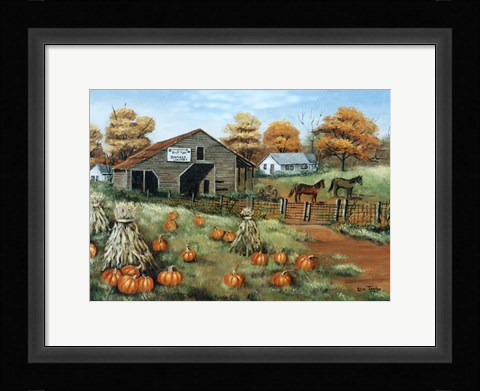 Framed Cooksville Barn Print