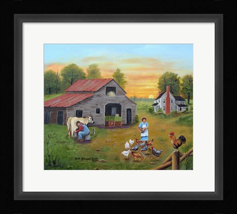 Framed Early Morning Print