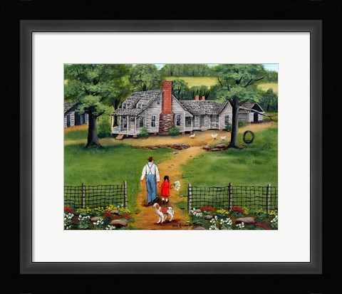 Framed Going to Grandpa's Print