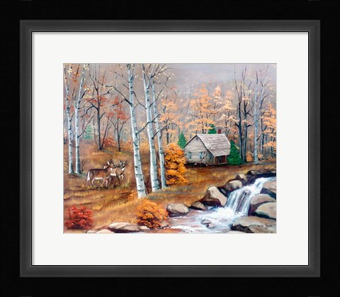 Framed Retreat Print