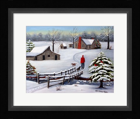 Framed Foot Bridge Print