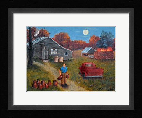 Framed Burning Pottery Print