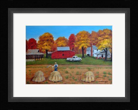 Framed Gaither's Harvest Print