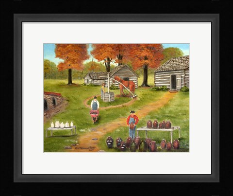 Framed Jugtown Print
