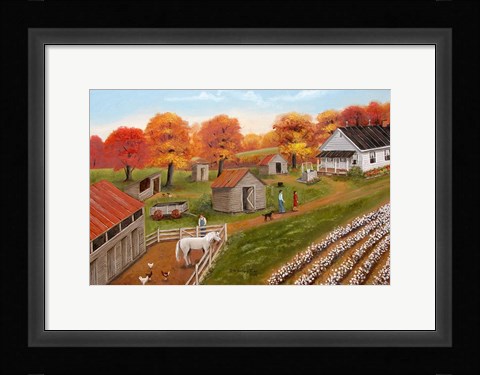 Framed Old Homeplace Print