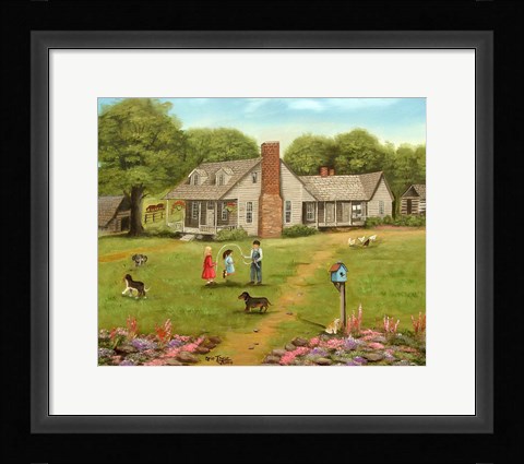 Framed Grandpa's House Print