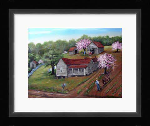 Framed Mosteller Homeplace Print