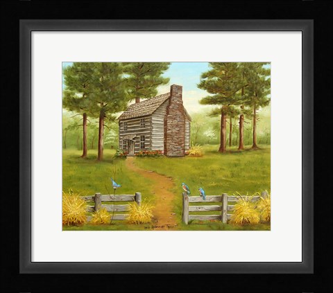 Framed Old Hickory Tavern In The Spring Print