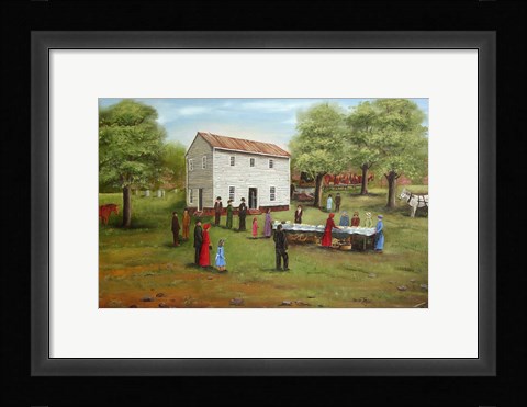 Framed Old St. Paul's Homecoming Print