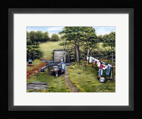 Framed Blue Monday Print