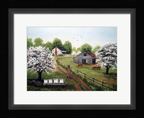 Framed Beekeeper Print