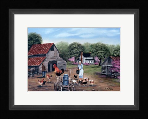 Framed Old Red Print