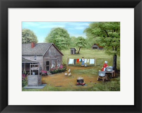 Framed Way it Was Print