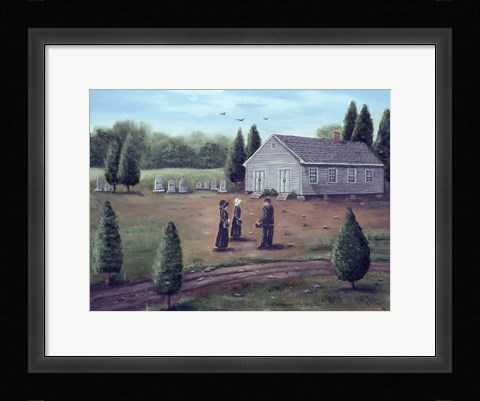 Framed Cedar Grove Church Print