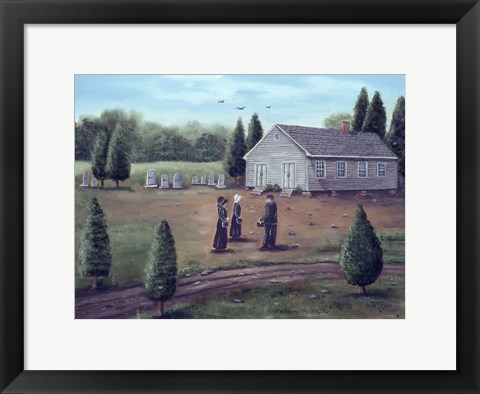 Framed Cedar Grove Church Print