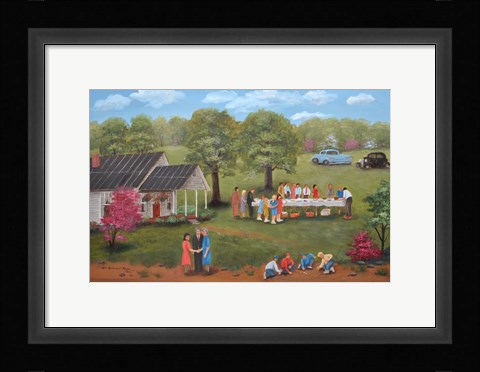 Framed Family Get Together Print