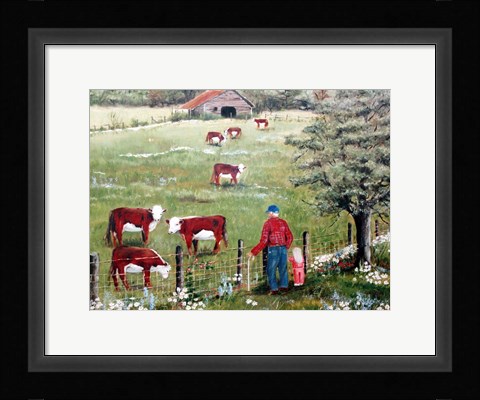 Framed Grandpa Martin Print