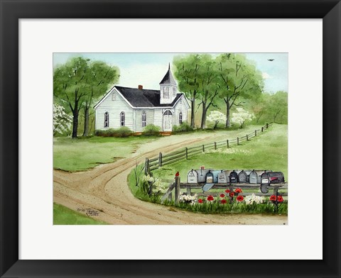 Framed Plateau Methodist 2 Print