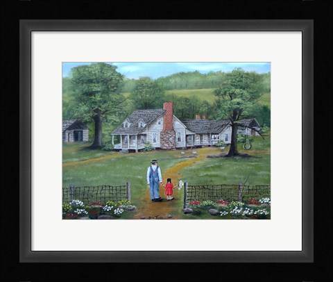 Framed Going To Grandpa's 2 Print