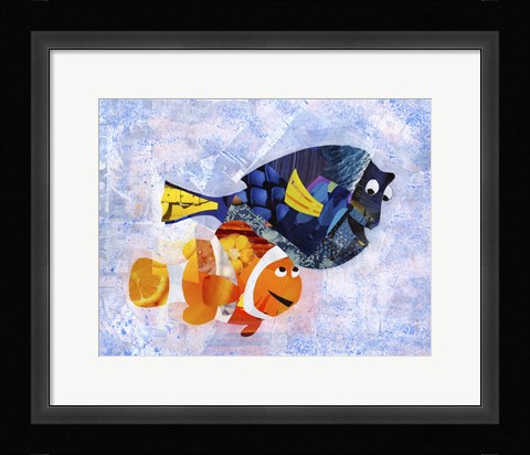 Framed Clownfish Print