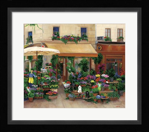 Framed Best Friends Flower Market Print