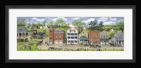 Framed Depot Street Print