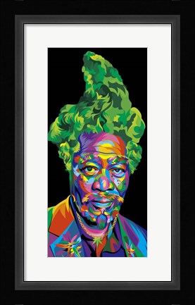 Framed Morgan Freeman Print