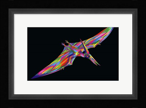 Framed Pterodactyl Print