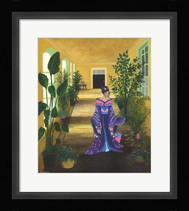 Framed Geisha 1 Print